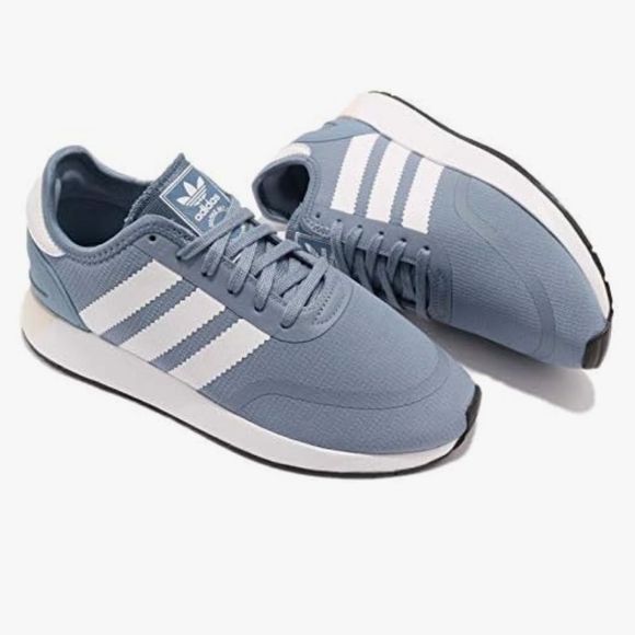 adidas Shoes - Adidas Blue and White Retro Sneakers